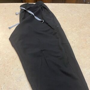 Figs Technical Collection Black Scrub Pants Jogger large petite